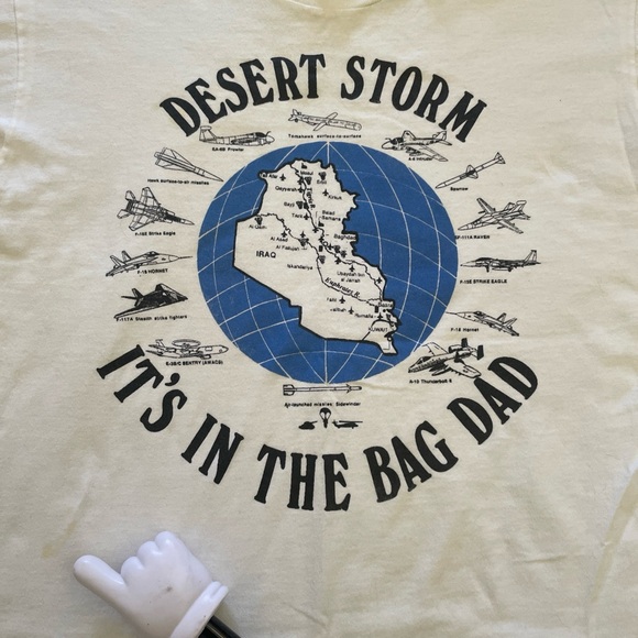 VTG Desert Storm Single Stitch T-Shirt - Picture 7 of 8